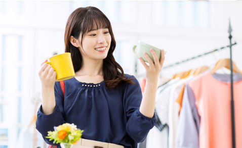 目的やシーンに合わせて商品を選ぶイメージ